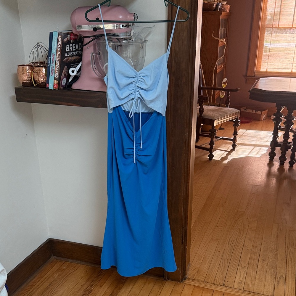 Blue and Light Blue Women's Vici Dress